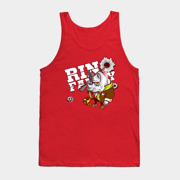 RINO-FAMILY Tank Top by Monkiji321